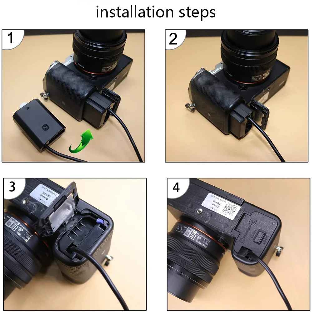 Адаптер переменного тока с D-tap на NPFZ100 для Фотоаппарата Sony Φ A6600 A7M3 A7M3K A7RM3 A7RM4 A9 A9M2 A7M3