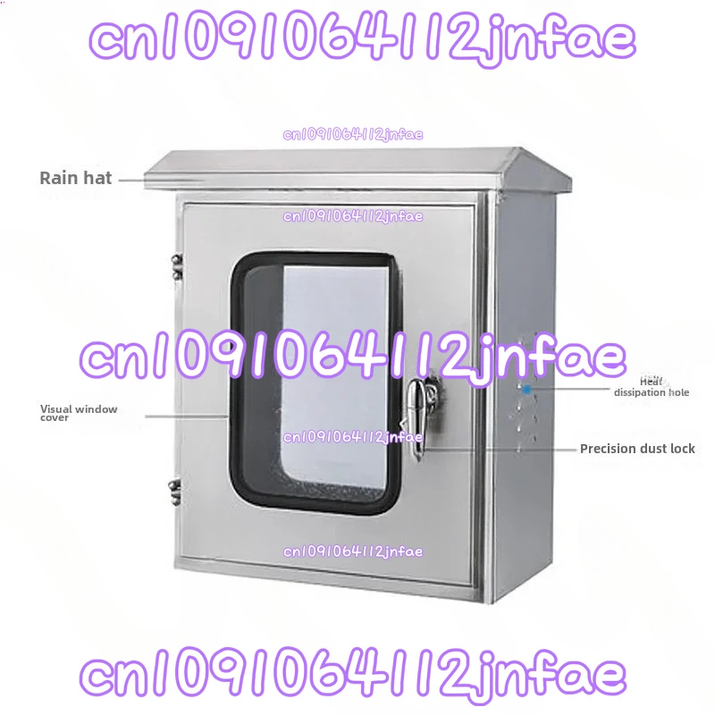 

Outdoor rainproof and waterproof electrical control double-layer 304 stainless steel 201 monitoring instrument distribution box