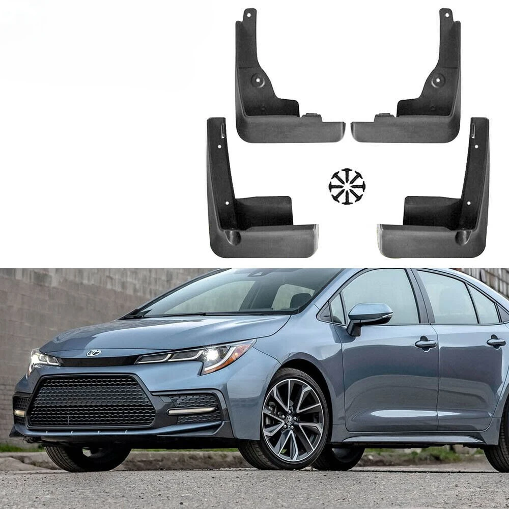 

Car Mud Splash Guards Mud Flaps Fender Kit for Toyota Corolla E210 Sedan 2020 2021 2022 2023 2024 Mudguard Accessories 4-PC Set
