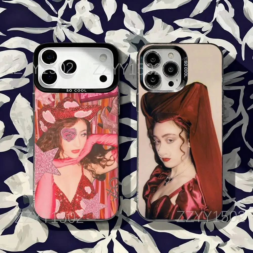 

C-Chappell Roan Good Luck Babe Phone Case For iPhone 17,16,15,14,13,12,X,8,Pro,Max,Plus,SE4,Air,Mini HD Black IMD Matte