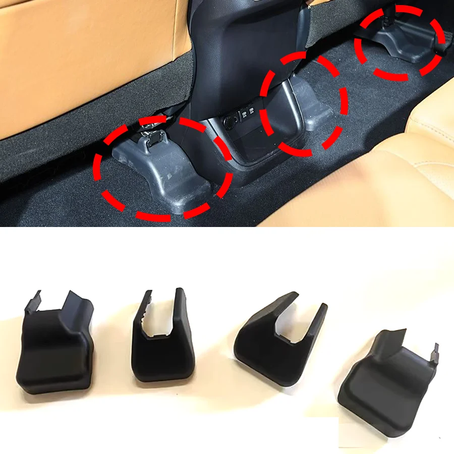 

1Pc Interior Car Rear Seat Sliding Screw Cap Track Rail Trim Cover For Toyota Highlander 2015-2020 7 Seats 72158-0E100-C0