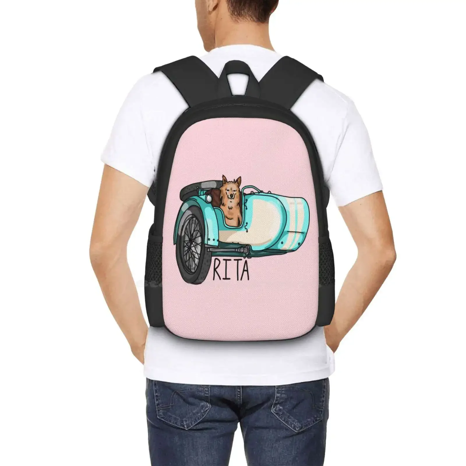 ريتا القديمة رائجة البيع حقيبة مدرسية على ظهره حقائب الموضة #6