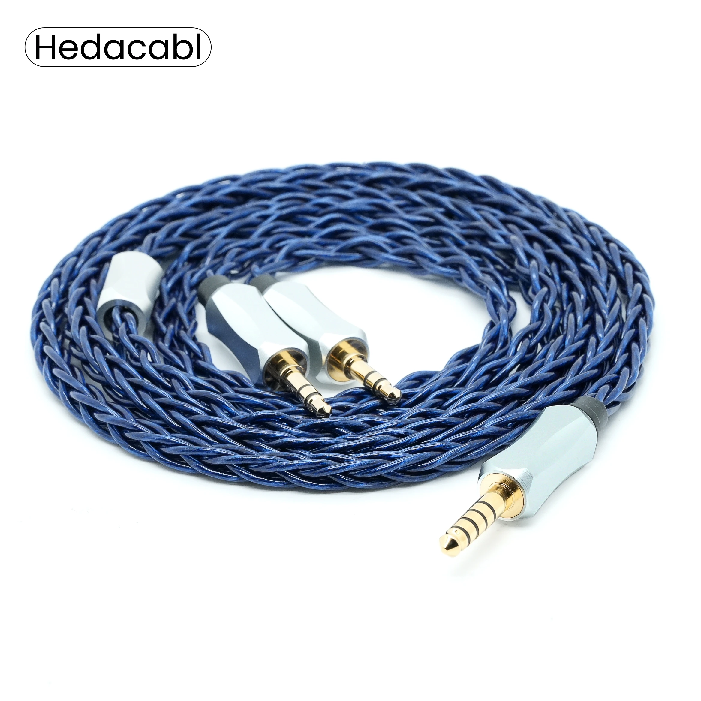 

Hedacabl HD-07 Dual 3.5mm 8-core Headphone Cable, suitable for Sennheiser, HIFIMAN, Denon, Sony, CZ headphones, etc.