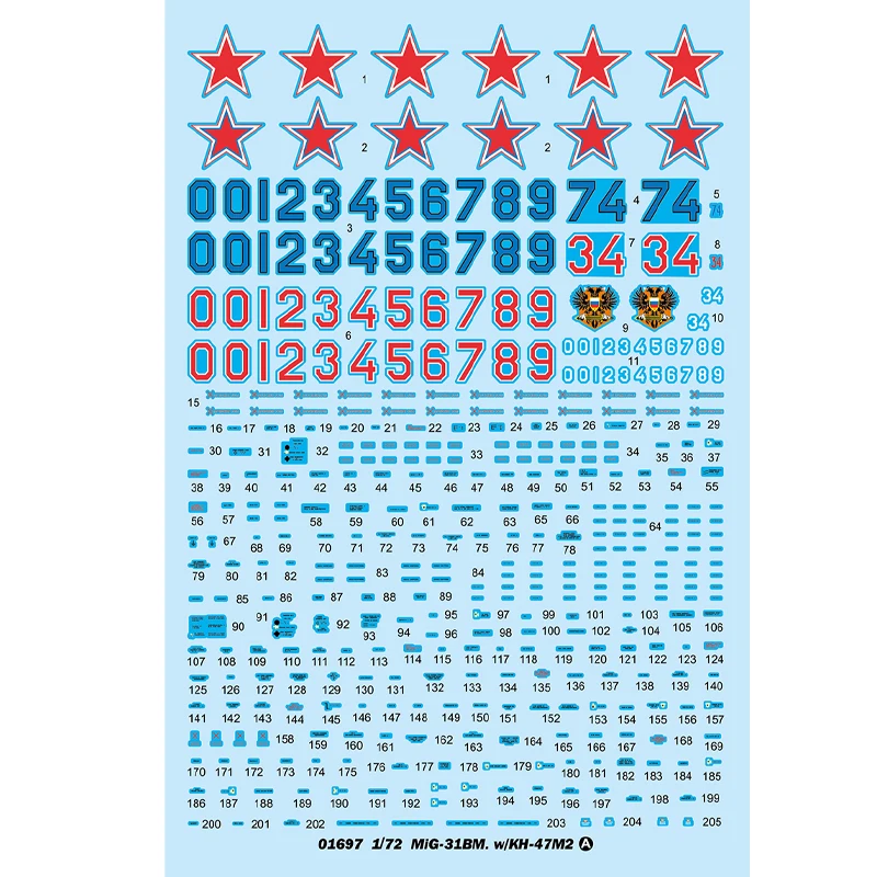 Trumpeter 01697 MiG-31BM w/KH-47M2 1/72 Militaire Gemonteerd Schaalmodel Kit DIY Speelgoed, Collectie Verjaardagscadeau