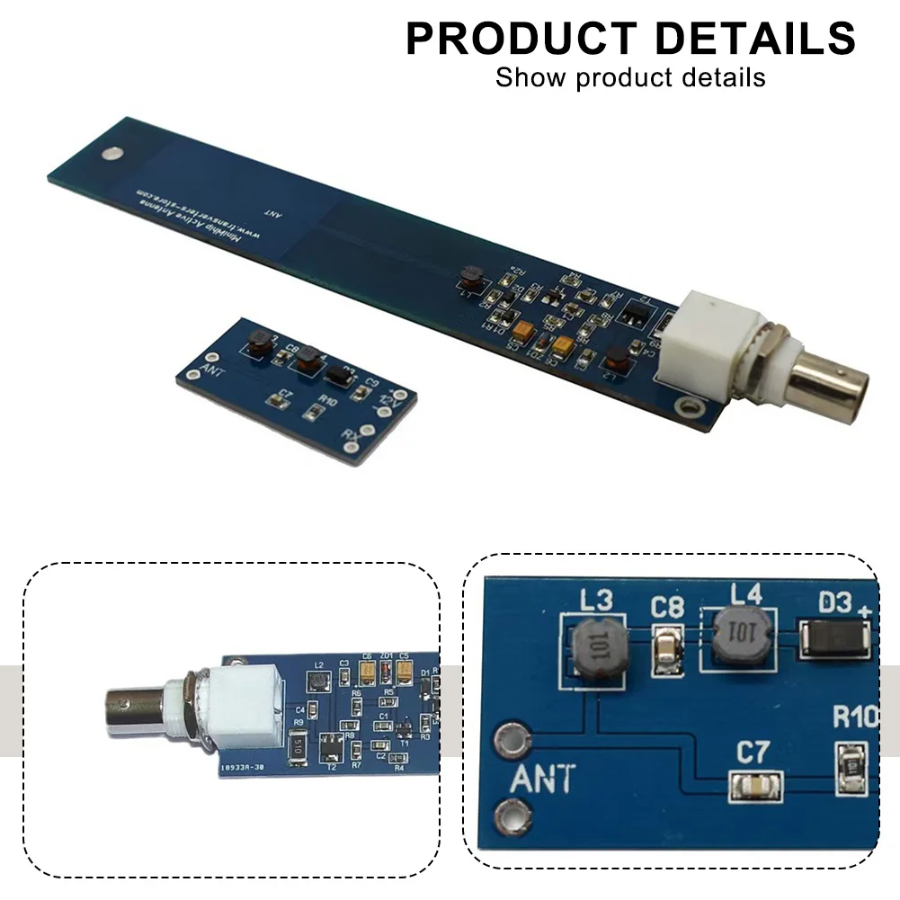 Active Antenna 155 X 27mm for Shortwave Frequencies Designed for DIY Installations and Enhanced Signal Capture