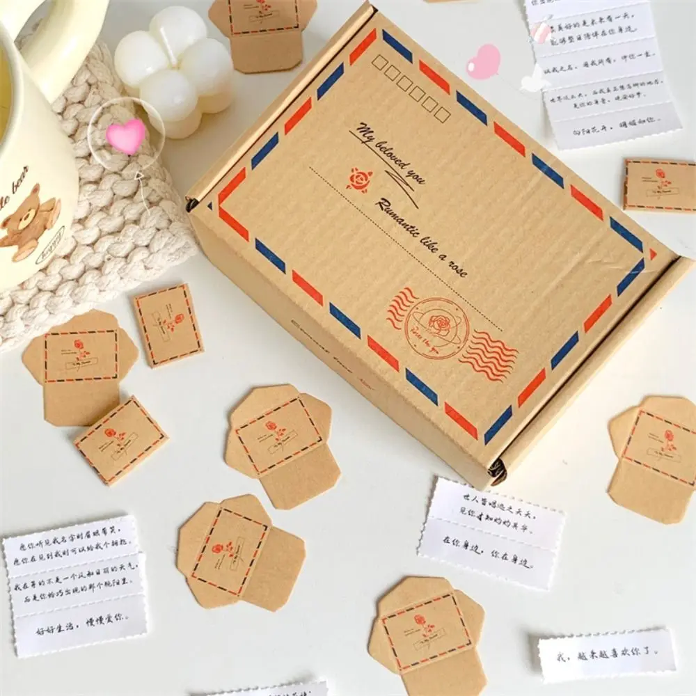 

100 Promises/Blessings/To Do Lists Mini Love Letter Set DIY Surprise Gifts Selfmade Love Message Paper Handcrafts Handmade