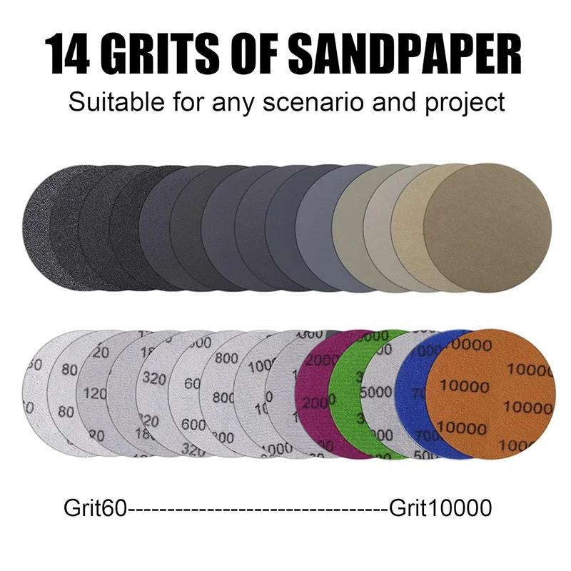 20 قطعة 3 بوصة 75 مللي متر مقاوم للماء الرطب الجاف قرص الطحن المعادن النجارة الرملي القرص أدوات اكسسوارات مصقول الصنفرة