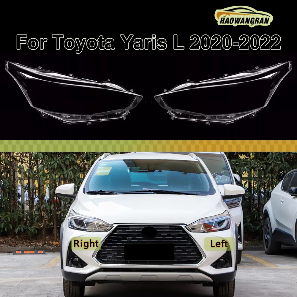 

For Toyota Yaris L 2020 2021 2022 Headlamp Cover Transparent Mask Lamp Shade Headlight Shell Lens Replace The Original Lampshade