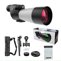 SUNCORE Updated 20-75X60 Spotting Scopes with Tripod, Carrying Bag and Quick Phone Holder - BAK4 High Definition Spotter Scope f