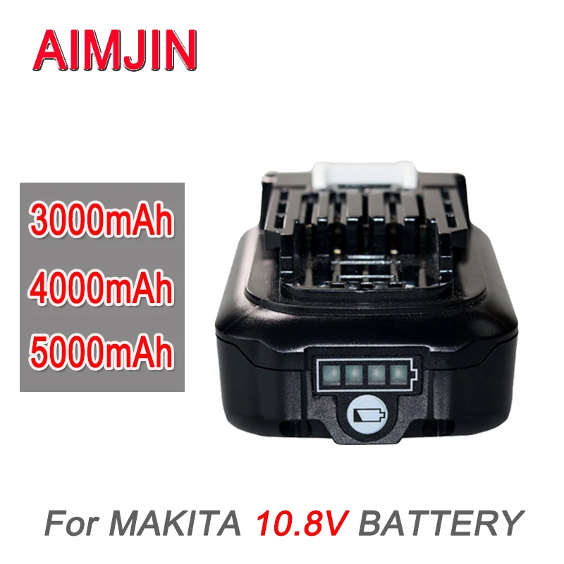 Dla Makita 10.8V 3000mAh 4000mAh 5000 akumulator litowo-jonowy 1973901 BL1021B BL1041B BL1015B BL1020B BL1040B BL1040B