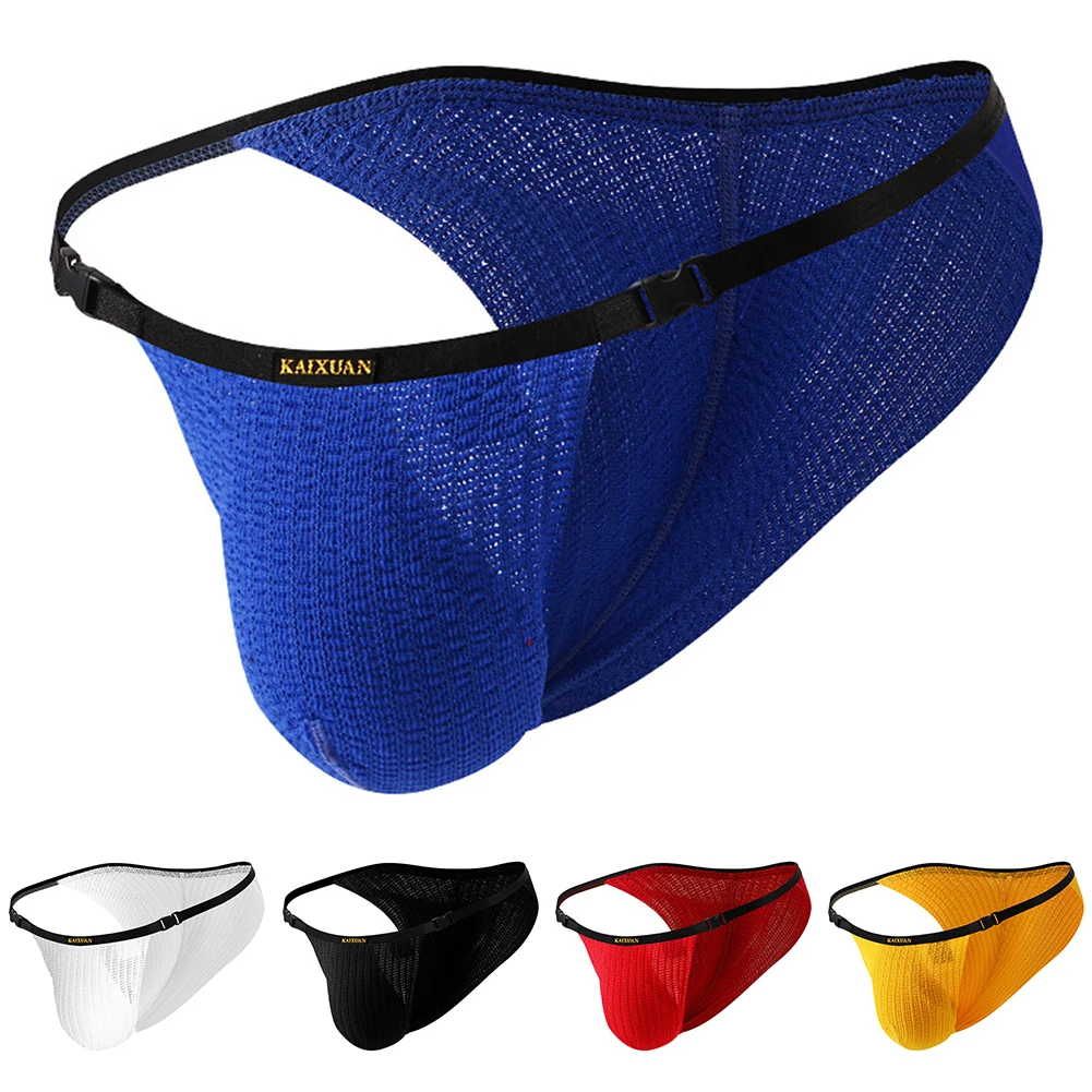 Men’s Panties Sissy Pouch Sexy Lingerie Breathable Underpants Stretch Underwear Man Sleep Bottoms Daily Knickers Male Bag Briefs