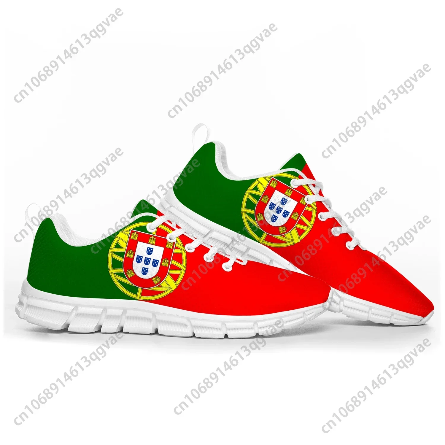 Portugal Flag Sports Shoes Mens Womens Sneakers Portugal Casual Custom High Quality Couple Shoes