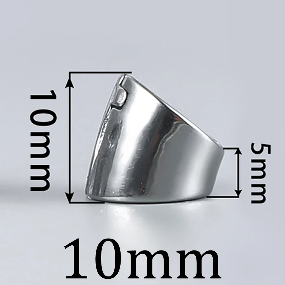 Hammered Stainless Steel Ear Weights, 1/2Pcs Set