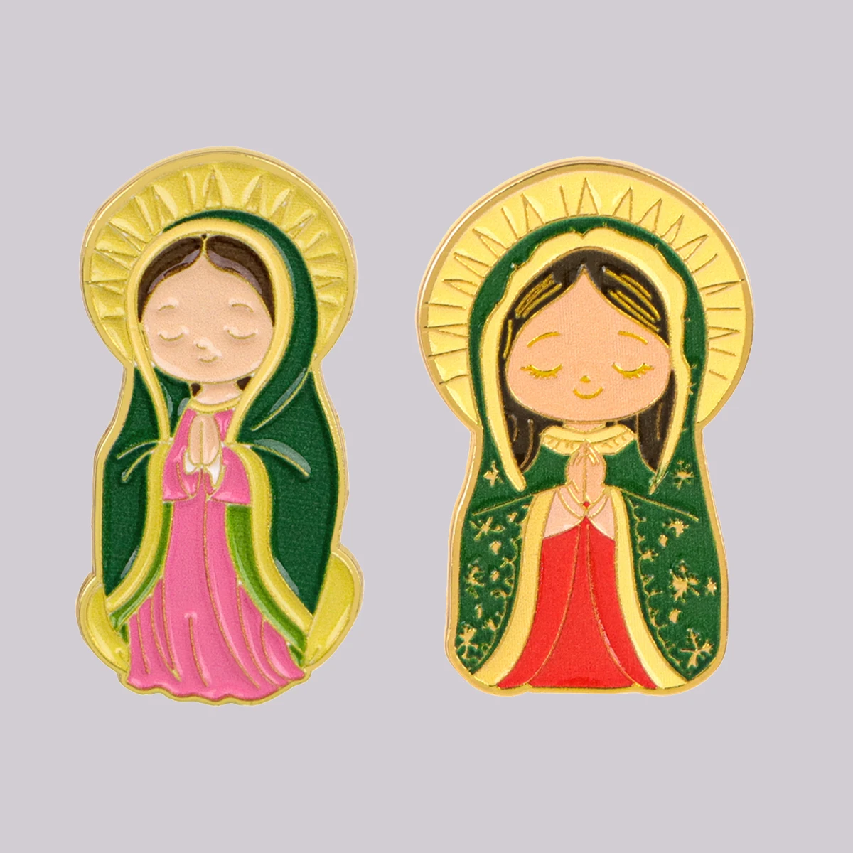 Broche émaillée de dessin animé Jésus, épingles de revers, badges pour sacs à dos, accessoires vestimentaires, bijoux vintage, cadeaux pour amis