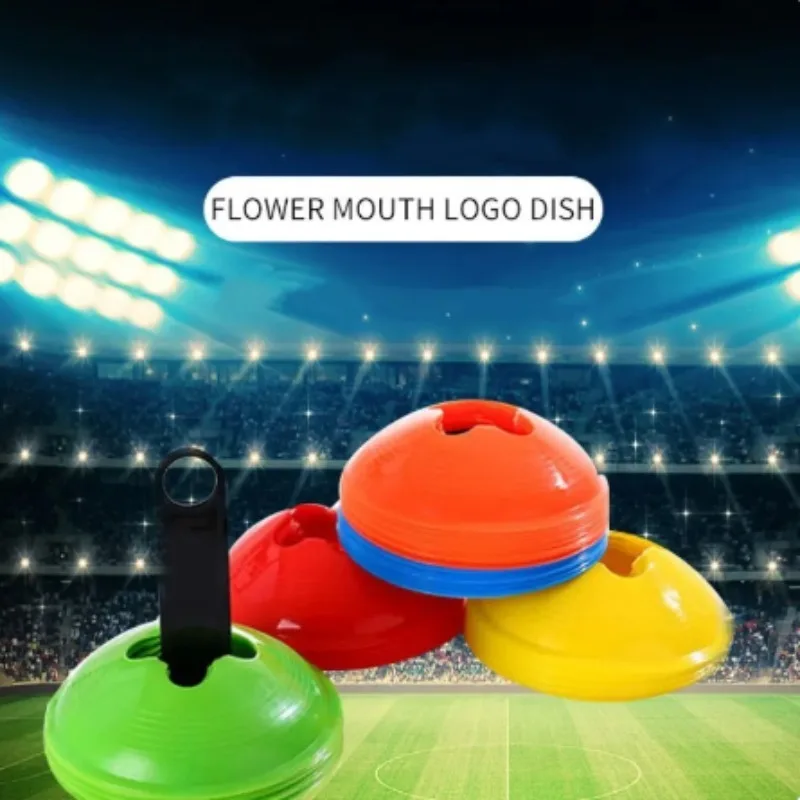 Juego de conos de disco de agilidad, conos de entrenamiento de fútbol, marcadores, accesorios de entrenamiento