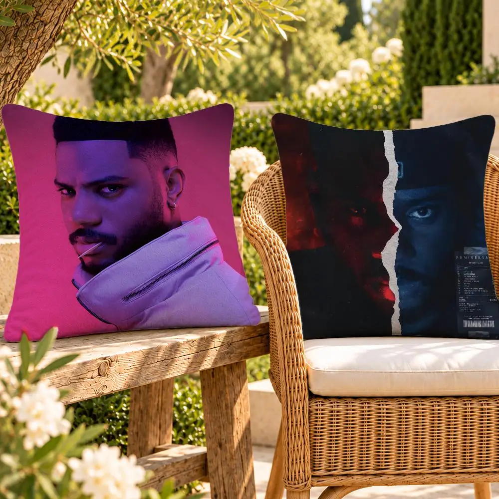 Singer Soul RnB Bryson Tiller Cushion Cover Soft Plush Throw Pillow Cover Washable Sofa Bed Patio Chair Home Decor