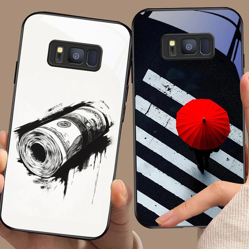 Устойчивый багажник в виде дерева для Samsung S25 S8 S9 10 S20Ultra S21 Pro S22 Plus S23 FE S24 Ultra S25 Edge S25Ultra стеклянный чехол для телефона Устойчивый багажник в виде дерева для Samsung S25 S8 S9 10 S20Ultra S21 Pro S22 Plus S23 FE S24 Ultra S25 Edge S25Ultra стеклянный чехол для телефона