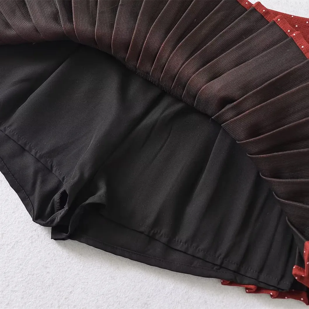 Vrouwen Polka Dot Bow Mini Rok Mode Y2K Japanse Harajuku Sexy High Street College Retro A-lijn Korte Rok 90s Kleding