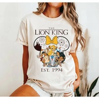 2025 Comfort Color Disney Lion King Est 1994 Shirt Simba Lion King Family Travel Shirt Animal Kingdom Family Vacation T-shirt