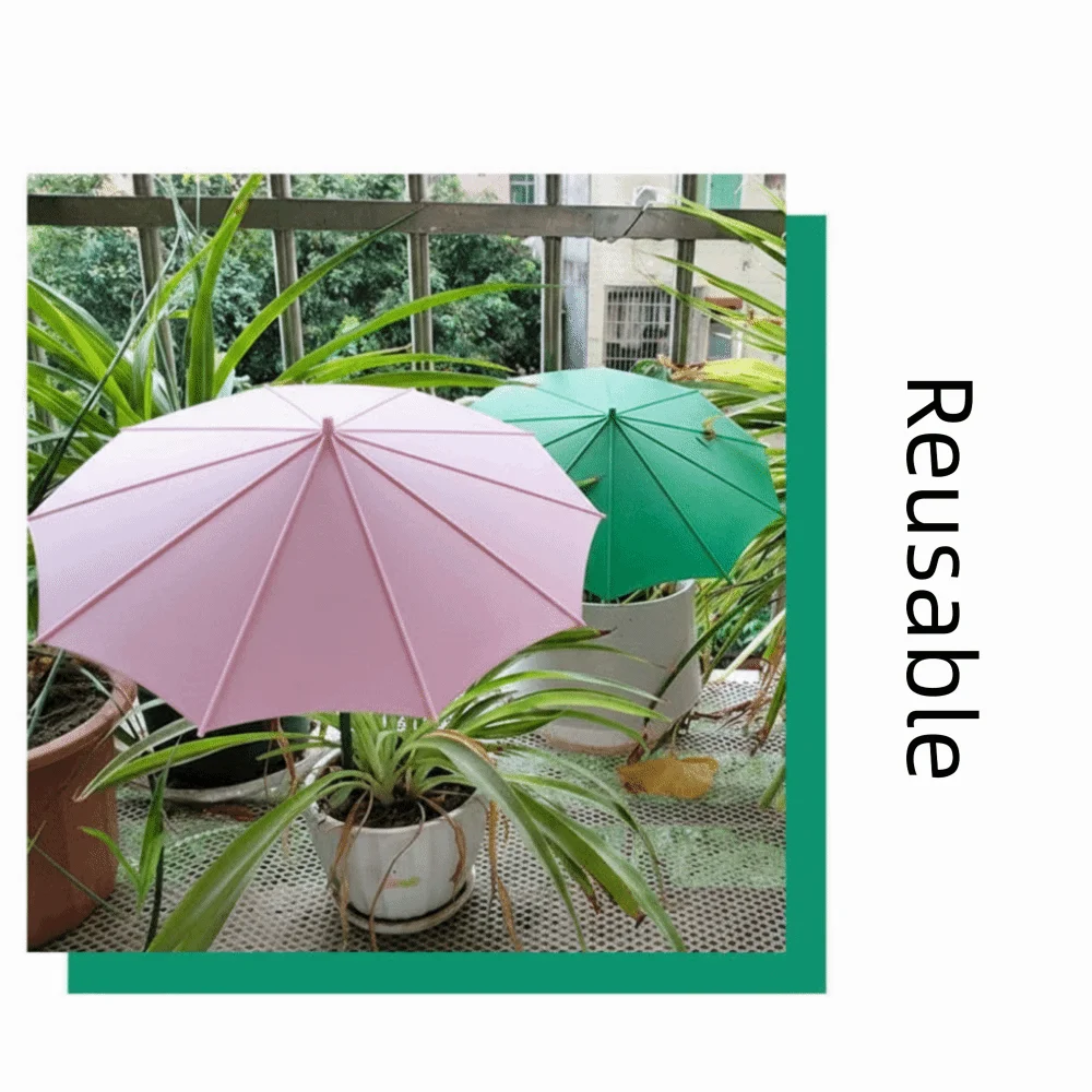 3Pcs Weather proof Sunshade Cloth Plant Shade Umbrella Reusable Sunshade Canopy Outdoor Plant Sunshade Ground Umbrella Cloth