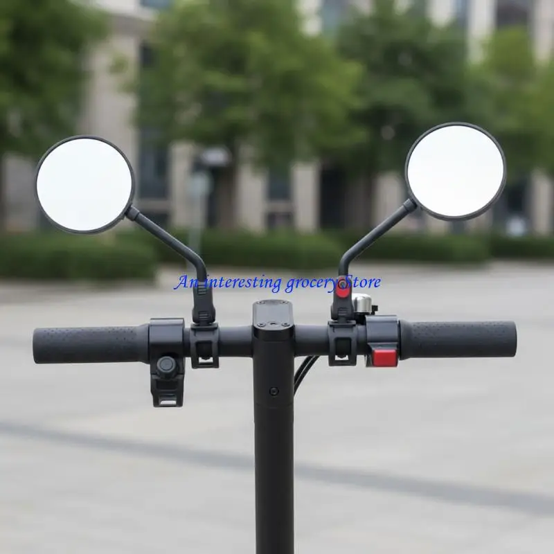 652D Stable Metal Rear Mirror For Bikes And Scooters Customizable Viewing Angles