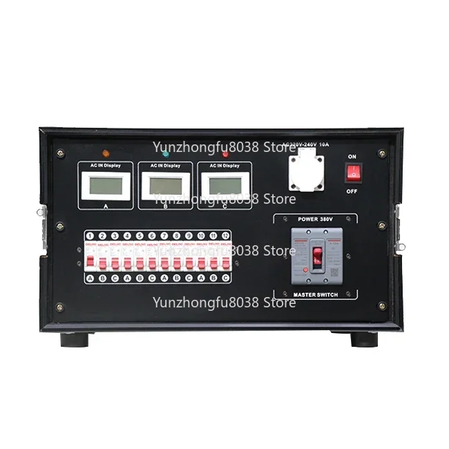 

12-канальный дистро для распределения питания, вход 63 А, выход 16 А для сценического OEM, стандартного шкафа, электропитающее оборудование 6U