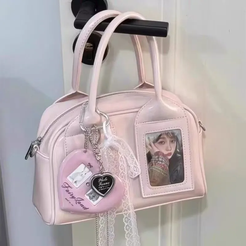 

JIAERDI Sweet Cute Pink Itabag Women Retro Handle Casual Crossbody Bags Lady Pillow Bag Handbag Designer Luxury Bag Bolsos Mujer