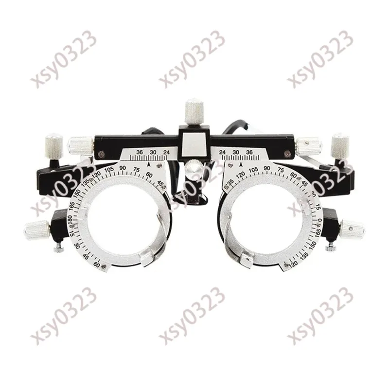 Optician Trial Glasses Frame, Adjustable Eye Testing Optometry Tool with Replaceable Cylinder Lens