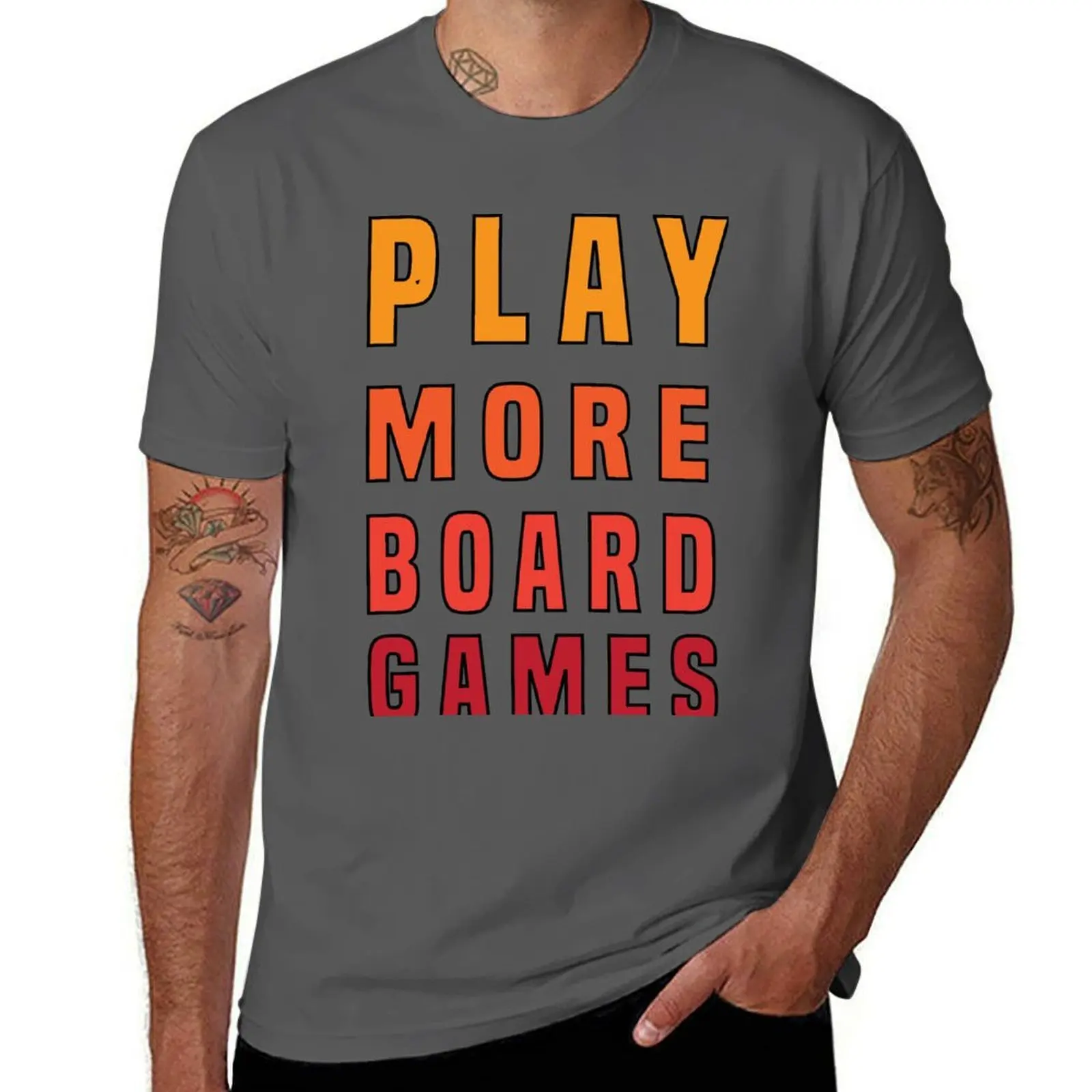 

more Play board games T-Shirt Fashion Graphic Tee for Men