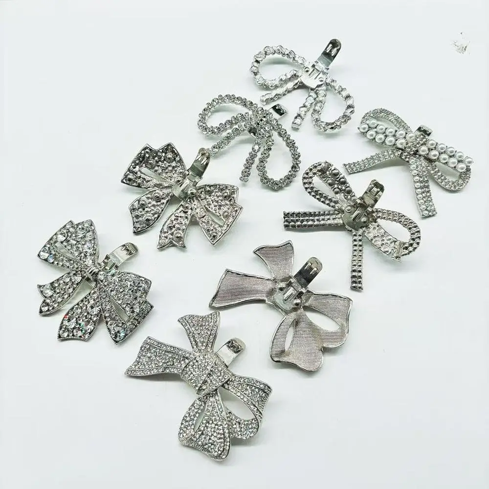 

Shiny Shoes Clips Crystal Rhinestone Wedding Bride Shoes Buckle Decoration High Heel Wedding Women Bride High Heel Accessories