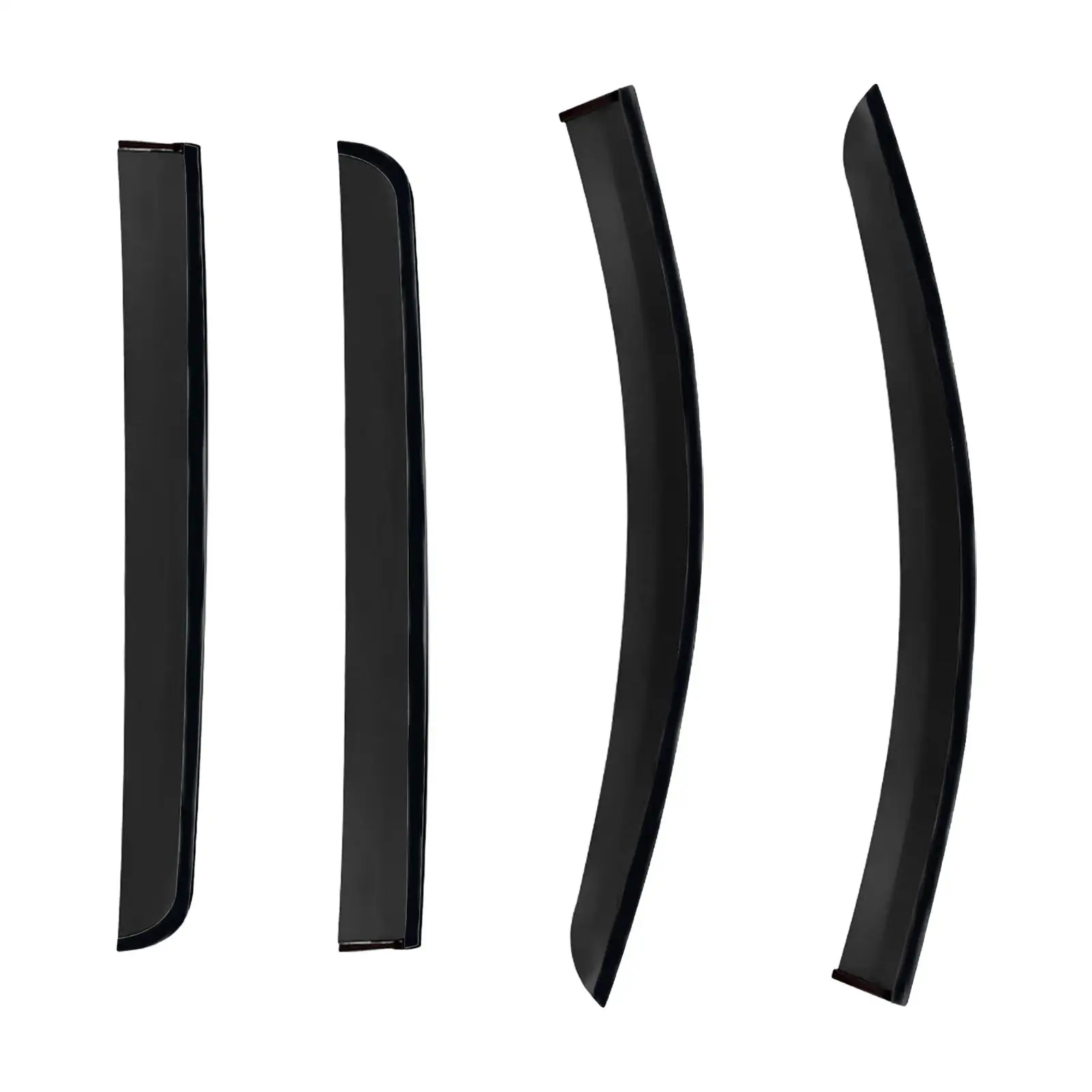 4x Vent Window Visors Wind Deflectors for Fullback MK1 2016-2019