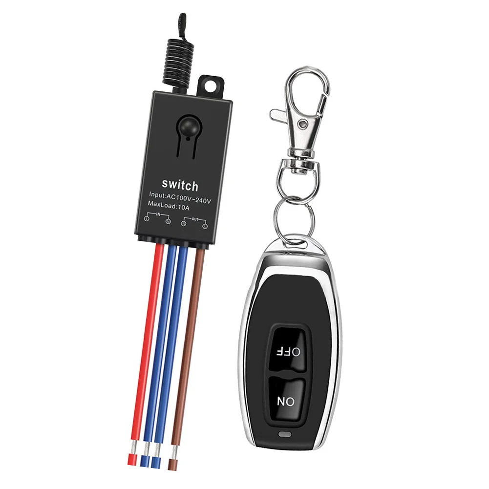 Easily Operated Wireless Remote Switch Receiver at a Maximum Load Current of 10A Suitable for Many Applications
