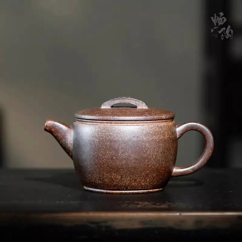 

[Changtao]Yixing Zisha Teapot Single Handmade Tea Brewing Pot Li Shengxin High Temperature Clay Fire-Burning Hanwa 260Cc