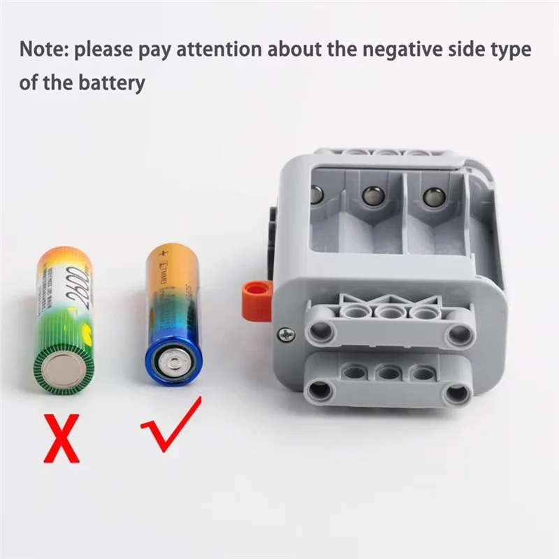【Shop Now】For Power Functions MOC Parts 5PCS AA Battery Case Box For DIY For Legoeds 8881 For Power-Up For Train Car Set