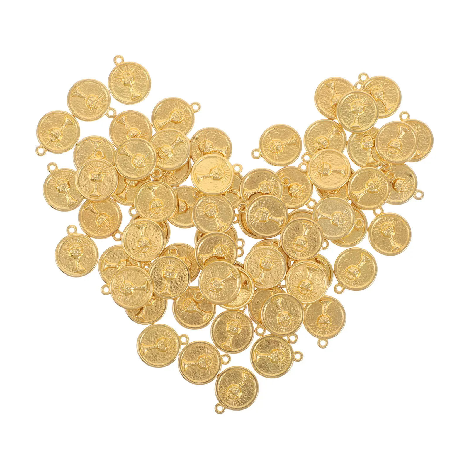 

100Pcs Alloy Vintage Hanging Charms for Jewelry Making Supplies Necklace Pendant Bracelet Keychain DIY Crafts Retro Style