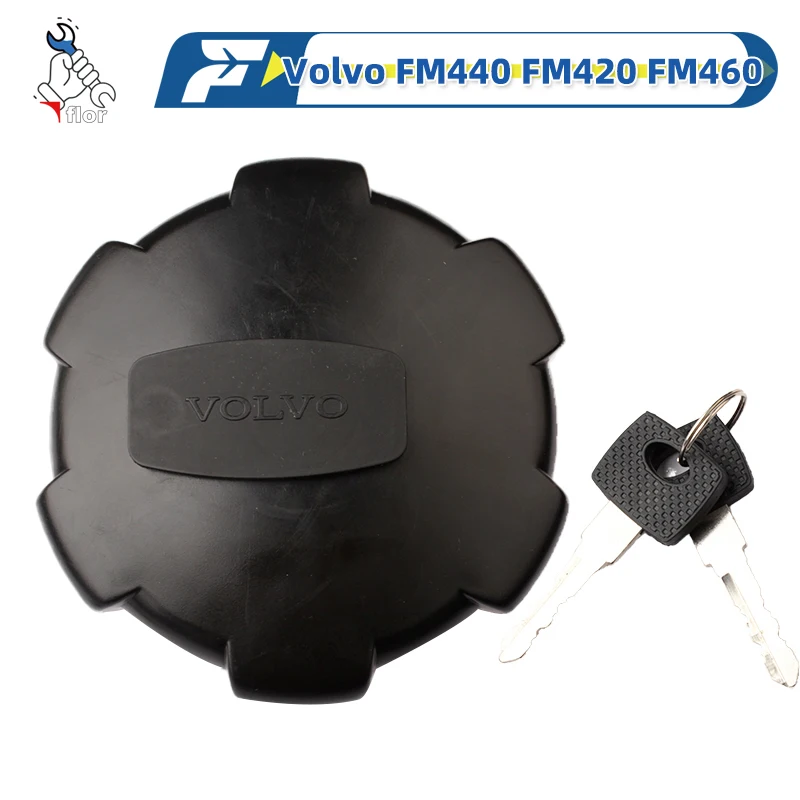 

For Volvo FM440 FM420 FM460 Fuel Tank Cap Oil Tank Cap Cover With Locking Key Replacement Accessory