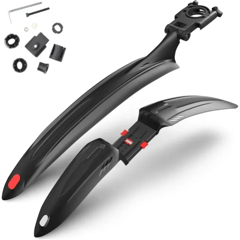 2-teiliges Fahrrad-Schutzblech-Set, Spritzschutz für Fahrrad, Vorder- und Hinterradschutzblech für Rennrad, Mountainbike, MTB, Fahrradzubehör