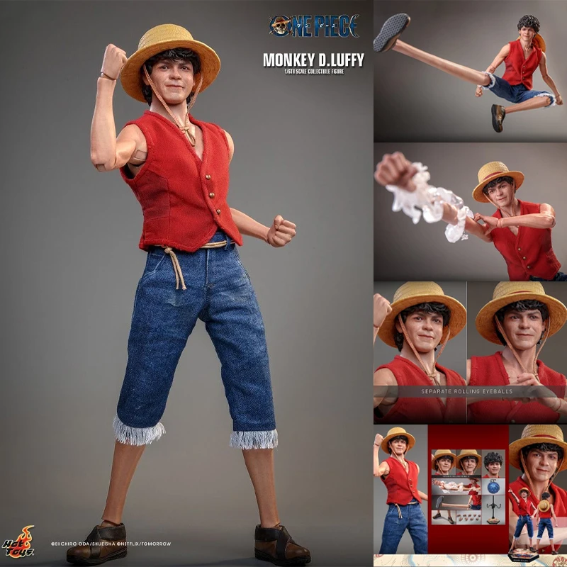 One Piece Genuine Original Hot Toys TMS109 Munch D. Luffy. Anime Action Figures Collectible Model Statuette Dolls Ornament Gift