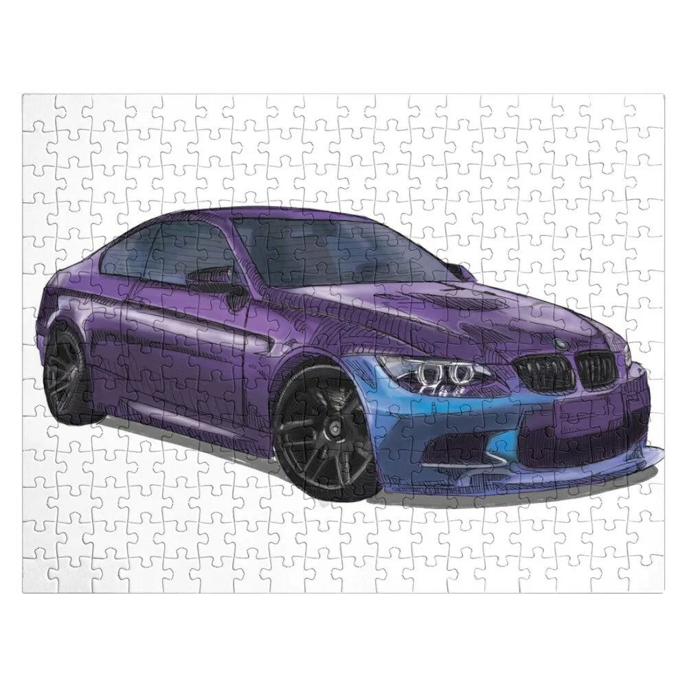 

E92 M3 Car Art Jigsaw Puzzle Custom Photo Puzzle Wooden Puzzle Custom Puzzle Wood Personalized Gift Married