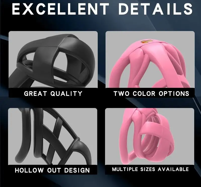 2025 NEW The Model X Male Chastity Device Sleeve Cock Cage Mini Lock with 4 Penis Rings Bondage Fetish Adult Sex Toy for Men