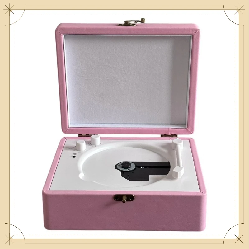 Retro Portable Household CD Player Built‑in Bluetooth Speaker Support Album Disc Playback Home Audio Player Birthday Gift