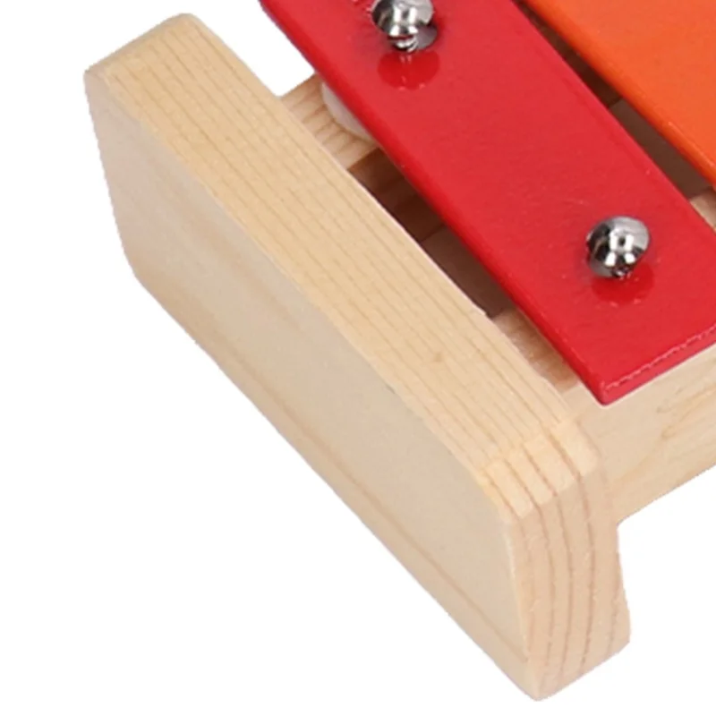 15 ملاحظة إكسيليفون أداة إكسيليفون تعليمية ملونة مع 2 مطرقة للأطفال