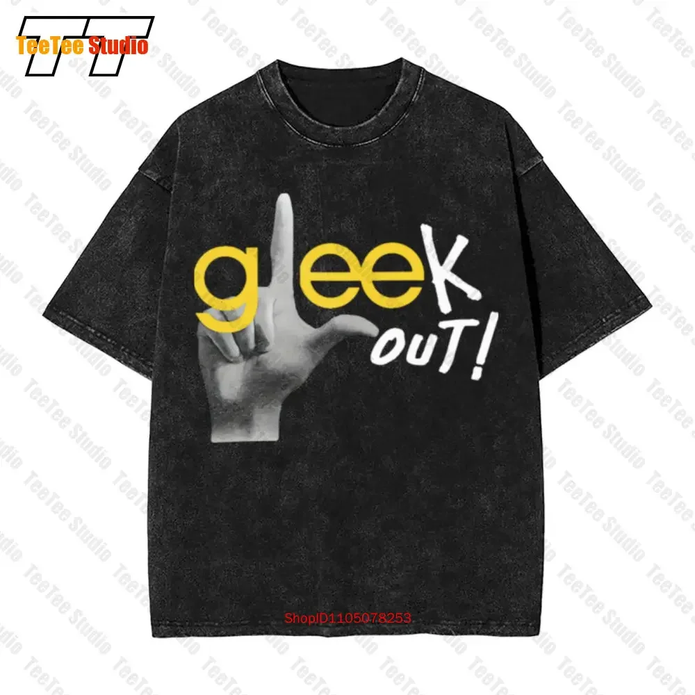 Glee Gleek Out Music Tv Show Athletic Heather Vintage Oversized T-Shirt 7YYE