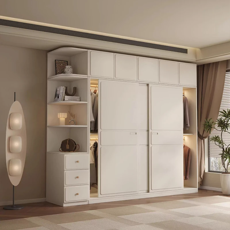 

Modern Minimalist Wardrobe Storage Organizer Clothes Nordic Partitions Wardrobe Simple Display Guarda Roupa Furniture For Room