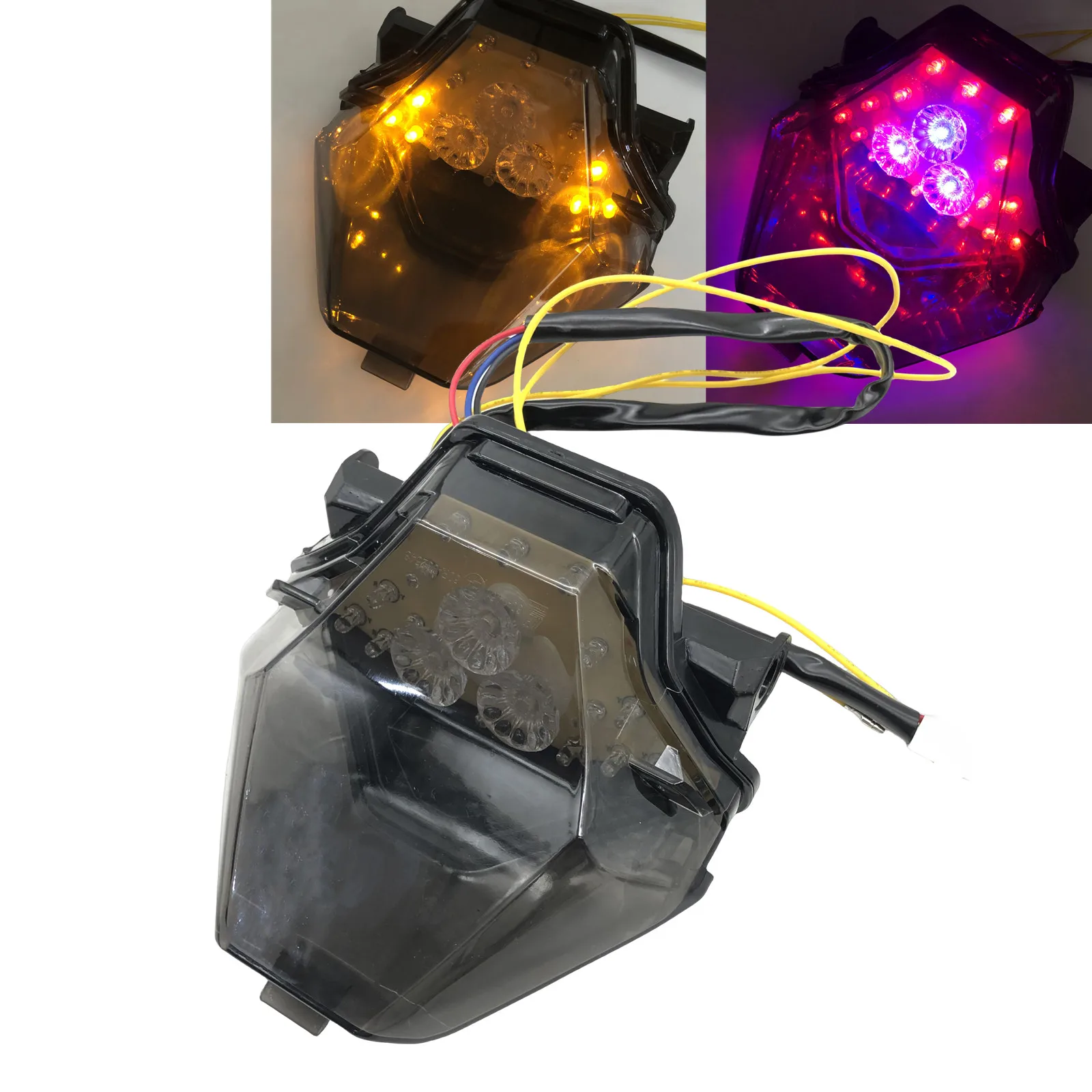 

Motorcycle Rear LED Integrated Turn Signal Lamp Tail Light For Yamaha R3 R25 MT07 FZ07 MT03 MT25 lc150 sniper150