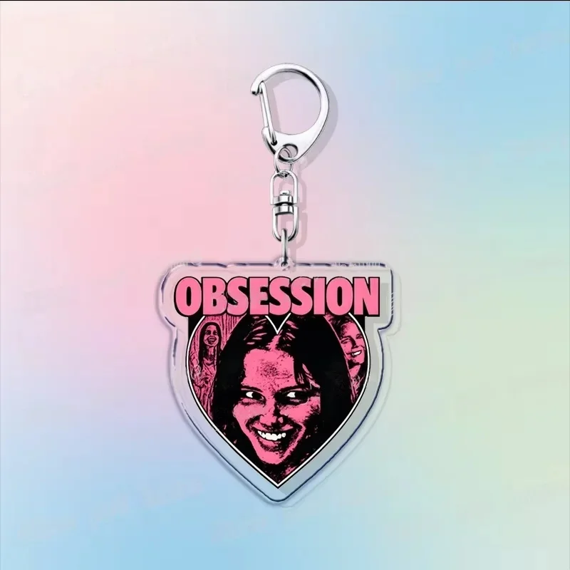 Horror Obsession 2026 Keychain for Accessorie Bag Charm Nikki Scary One Wish Willow Farming Keyrings Jewelry Fans Gifts