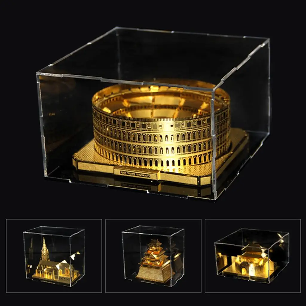 Transparent Acrylic Display Case Dustproof Box for Action Figure Model Car Doll Protection Showcase Container