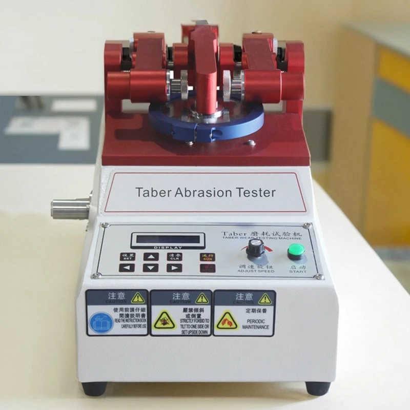 Slijttester Doek Papier Gecoat Vloer Slijtagetester Leer Plastic Oppervlak Slijtagetestmachine