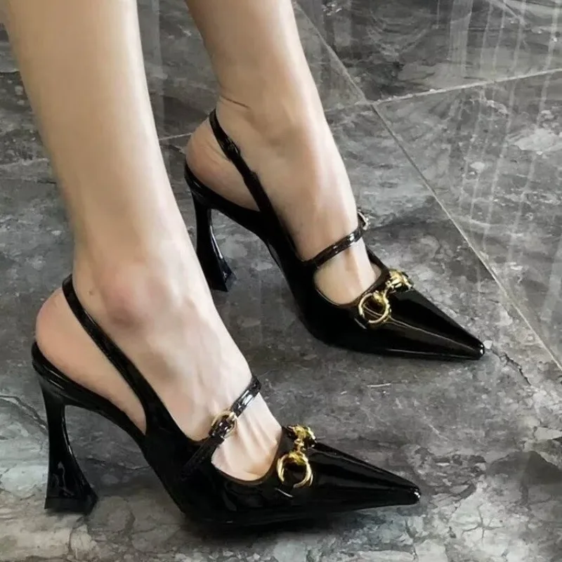 2026 New Summer Fashion High Heels Pointed Toe Pumps Women's Stylish Trendy Ladies Footwear High Heel Sandals
