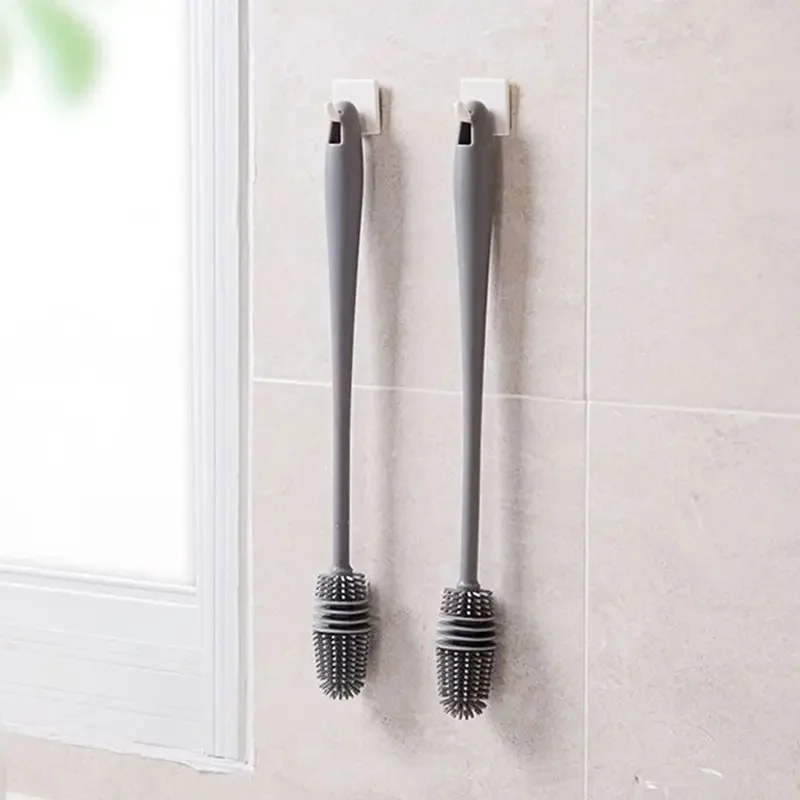 Suspensible Food Grade Multi-function Scrubber Cleaning Brush Cup Scrubber Cleaning Tool Milk Bottle Brush Glass Cleaner